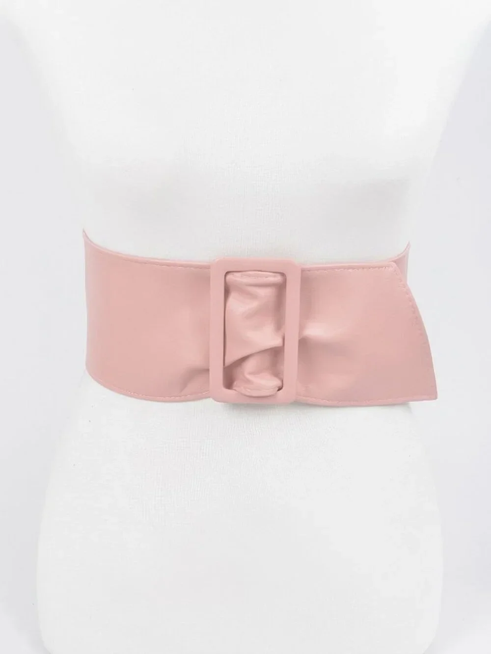 Faux Leather Waist Belt